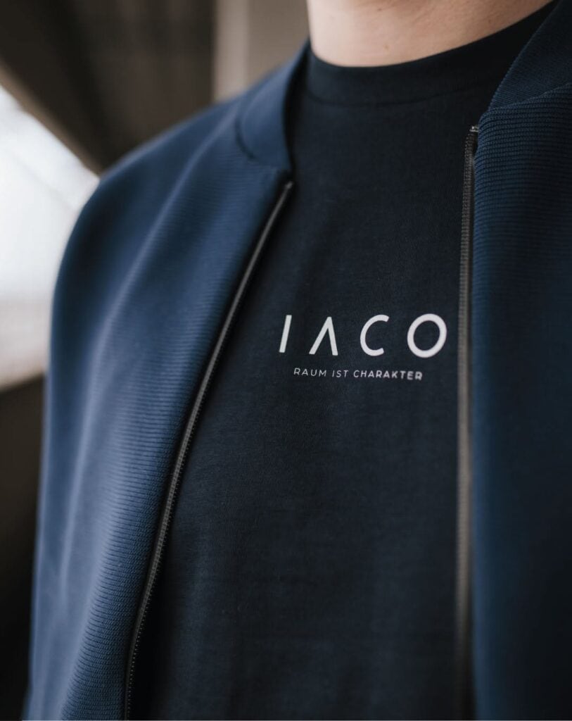 Corporate Textildesign & Siebdruck für IACO – Raum ist Charakter